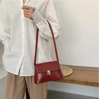 Push-Lock Shoulder Bag